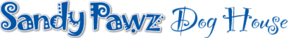 Sandy Pawz Dog House Logo