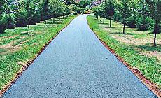 Newly paved road