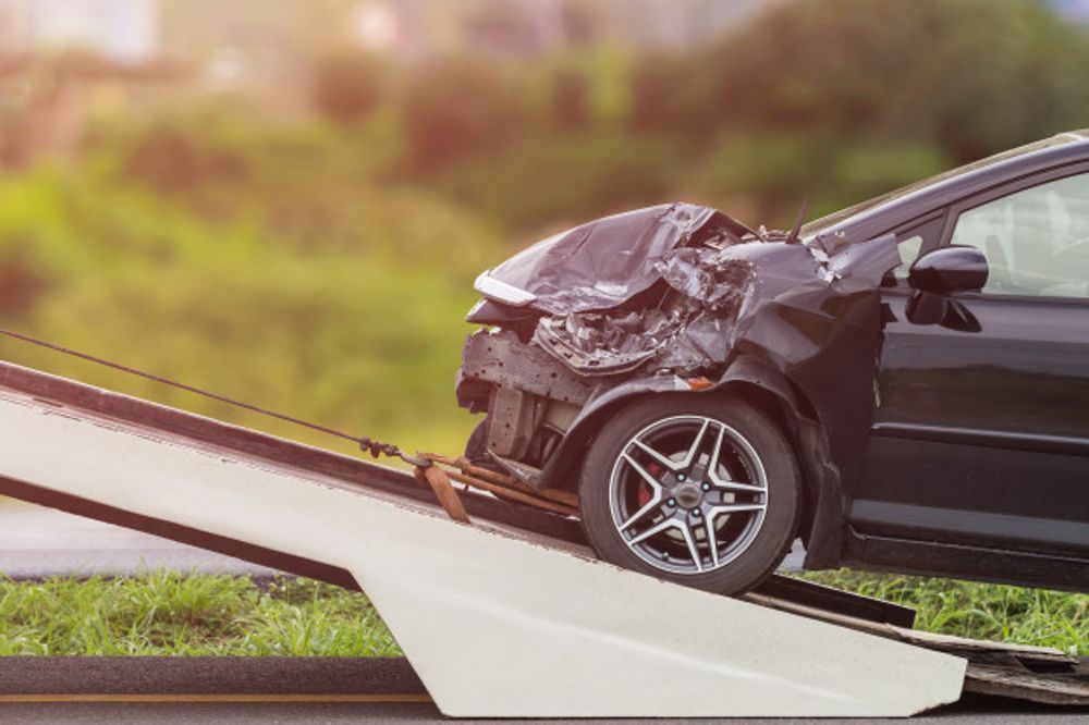 Damage car