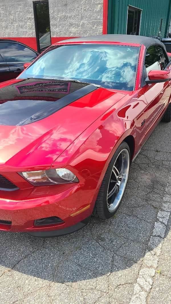 Red sports car