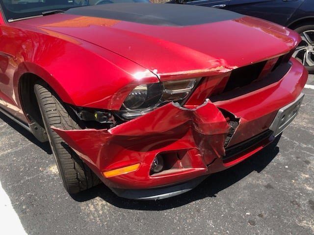 Damage car