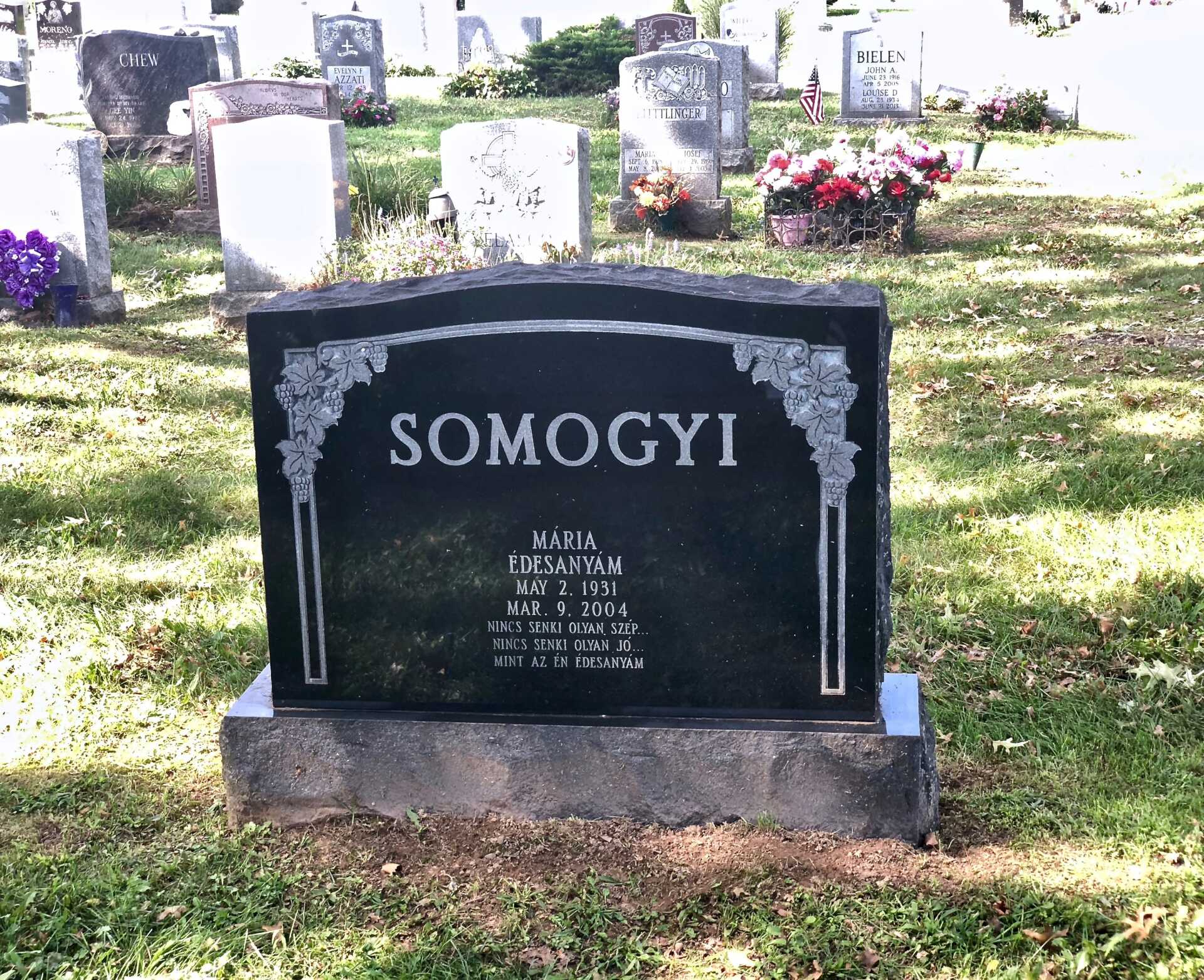 Double stone monument