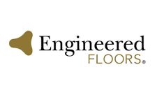 The logo for engineered floors is on a white background.