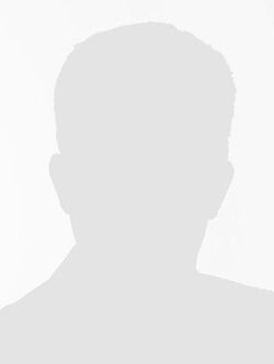 Gray generic profile silhouette avatar on a white background