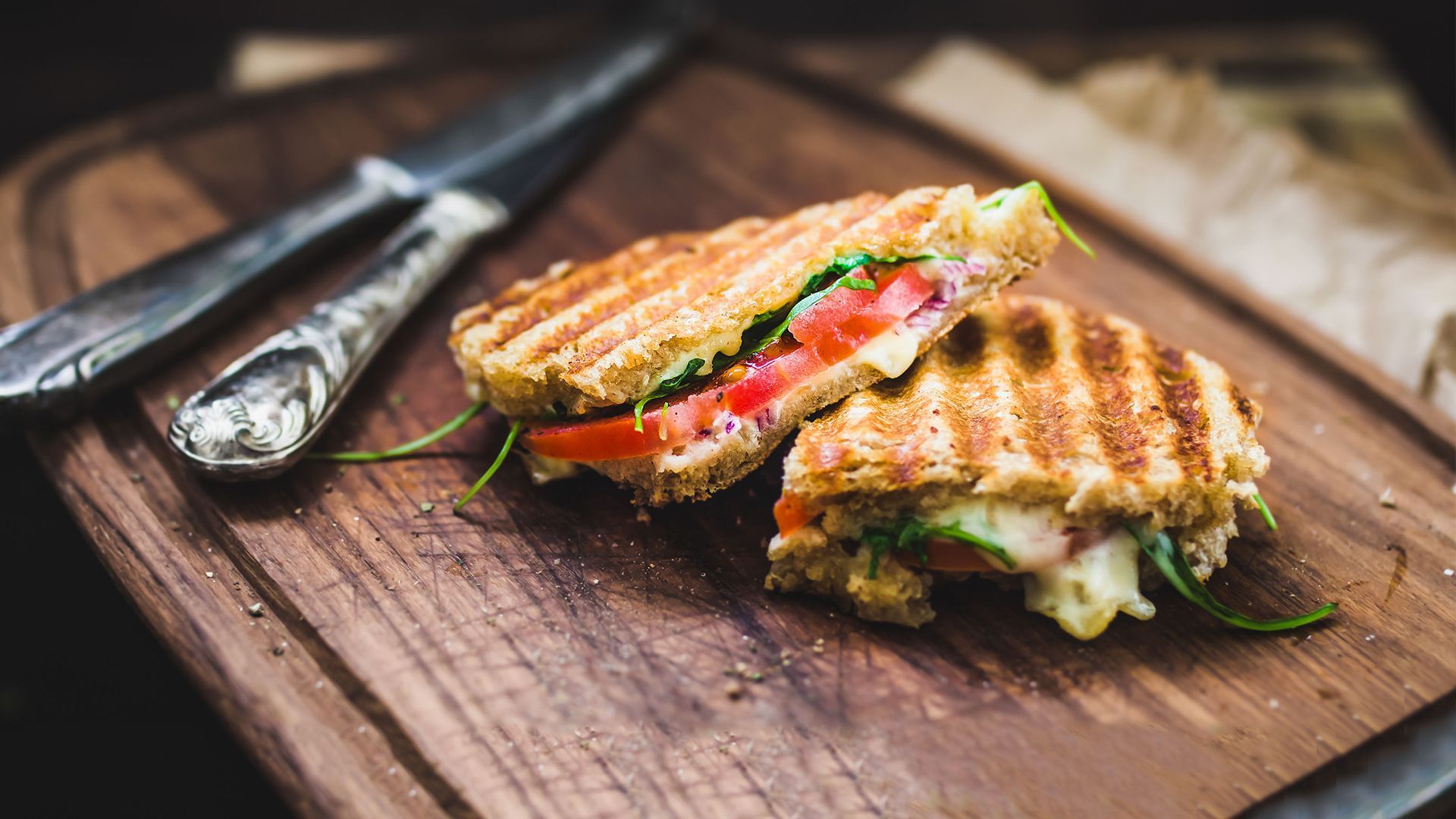 Homemade paninis