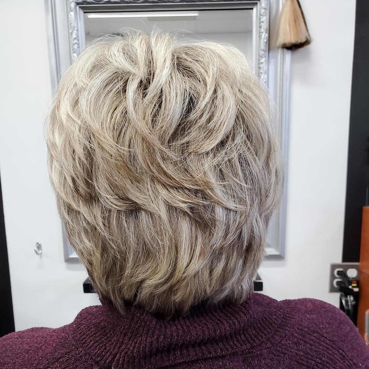 short gray hair