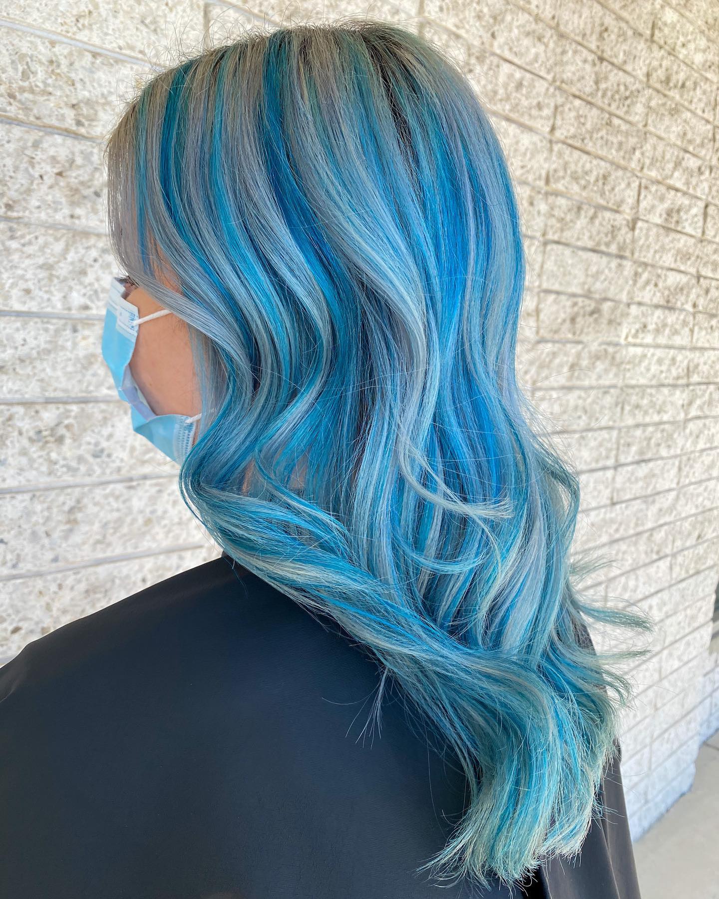 blue hair