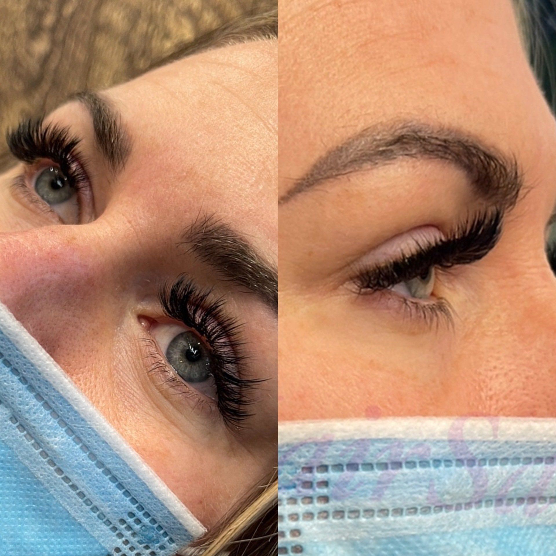 eyeleash extension after