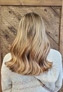 Blond and highlights