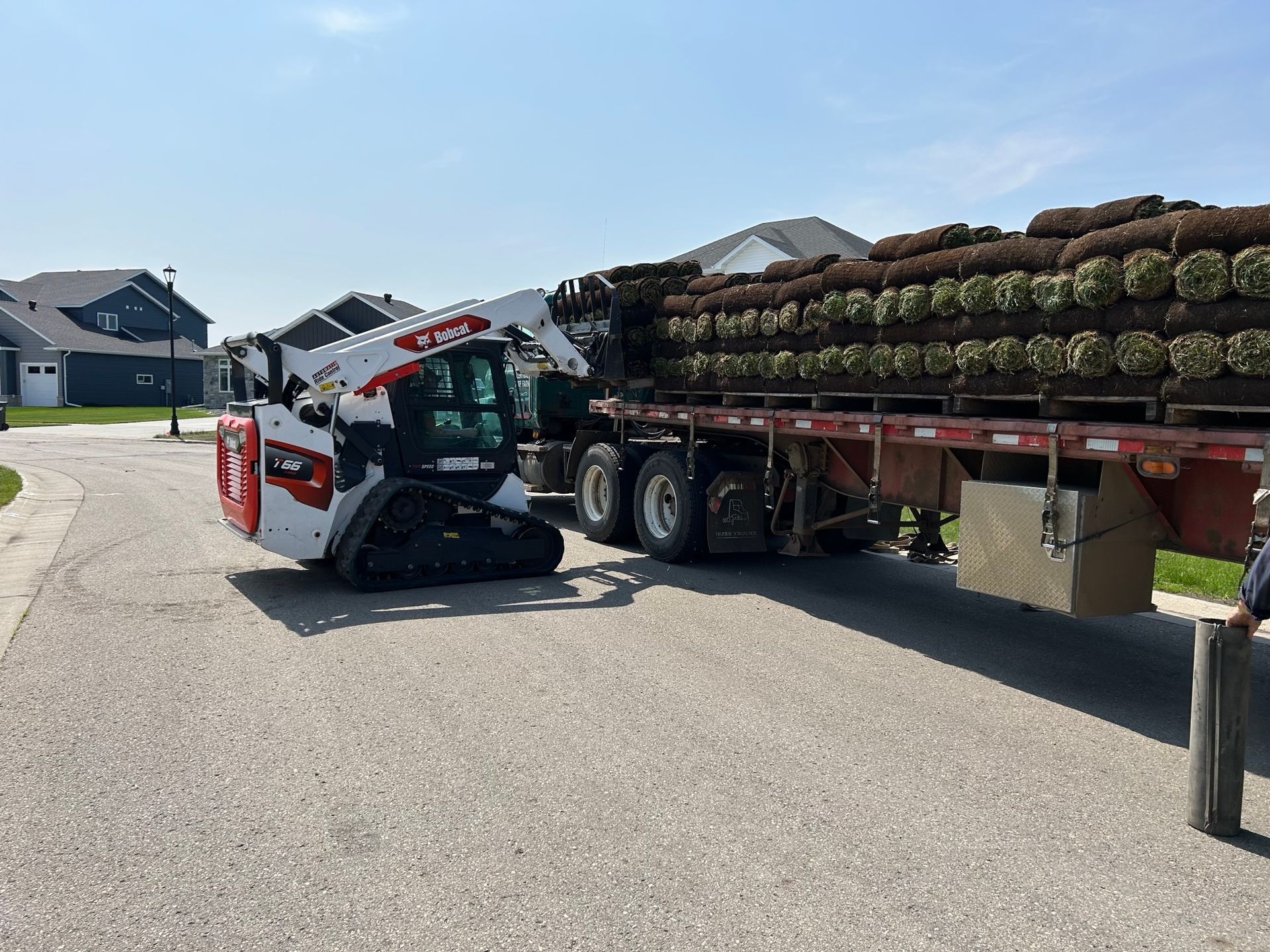 Bobcat landscape trailer