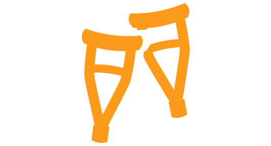 Crutches icon
