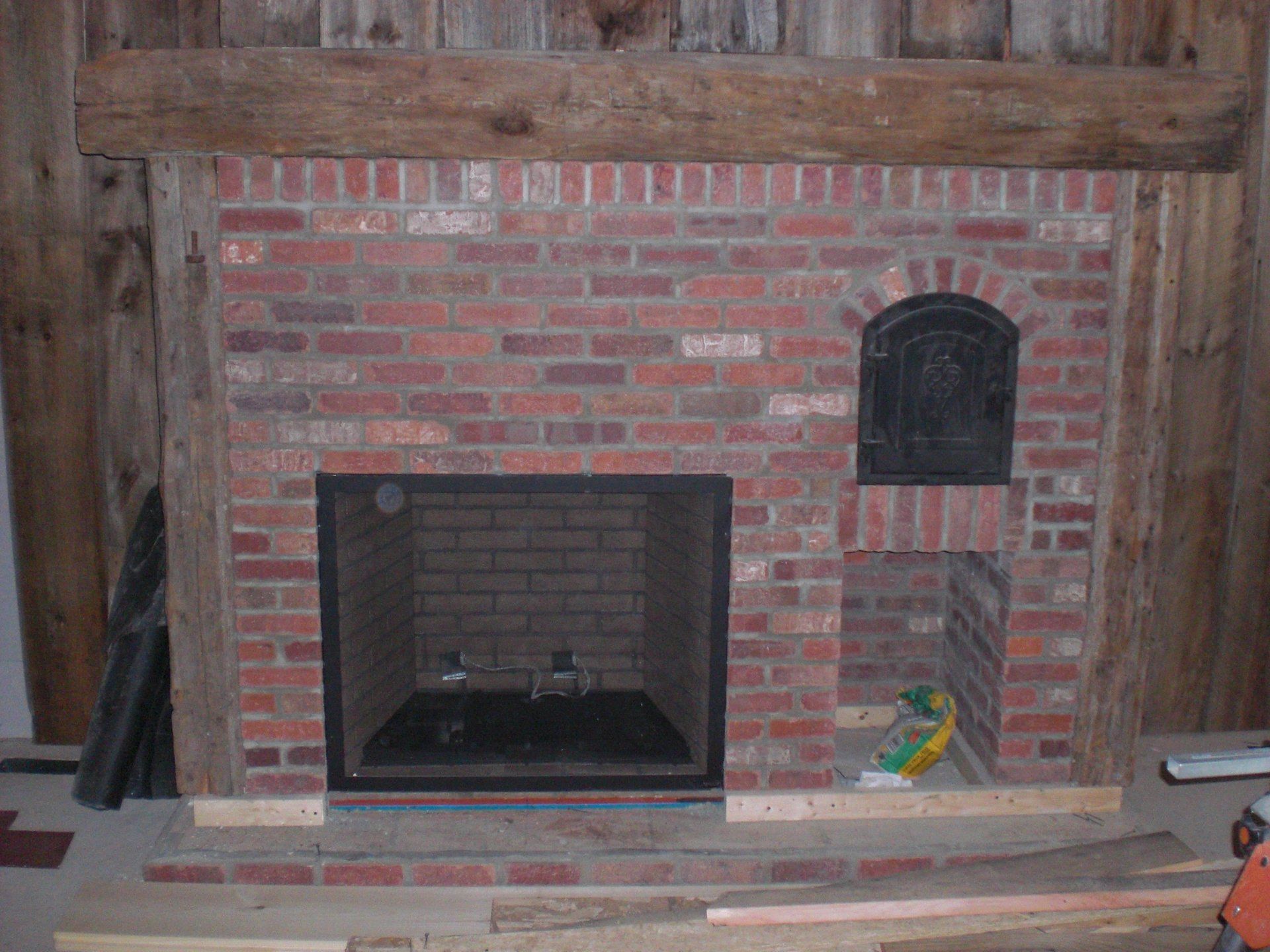 new fireplace