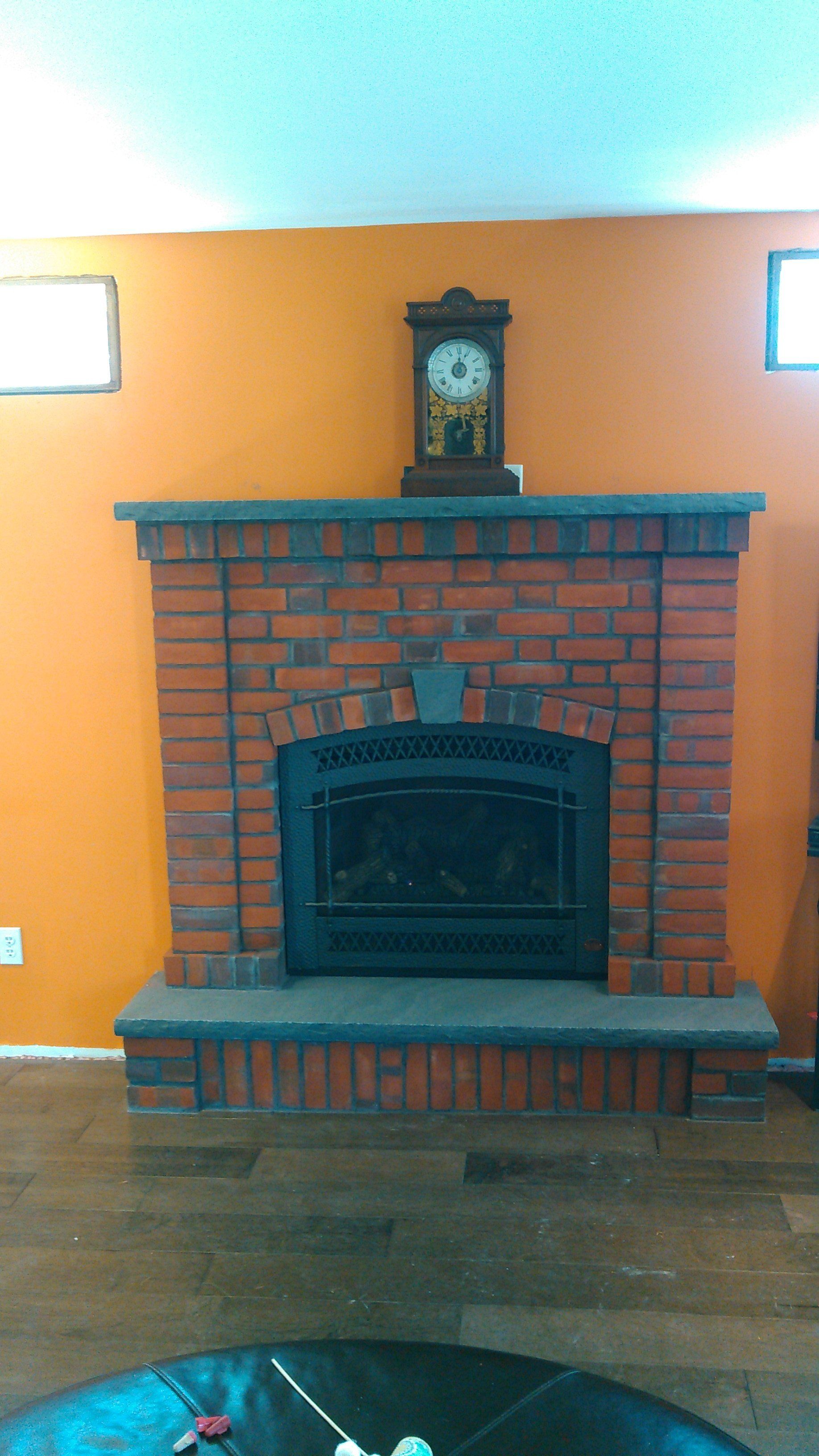 living room fireplace