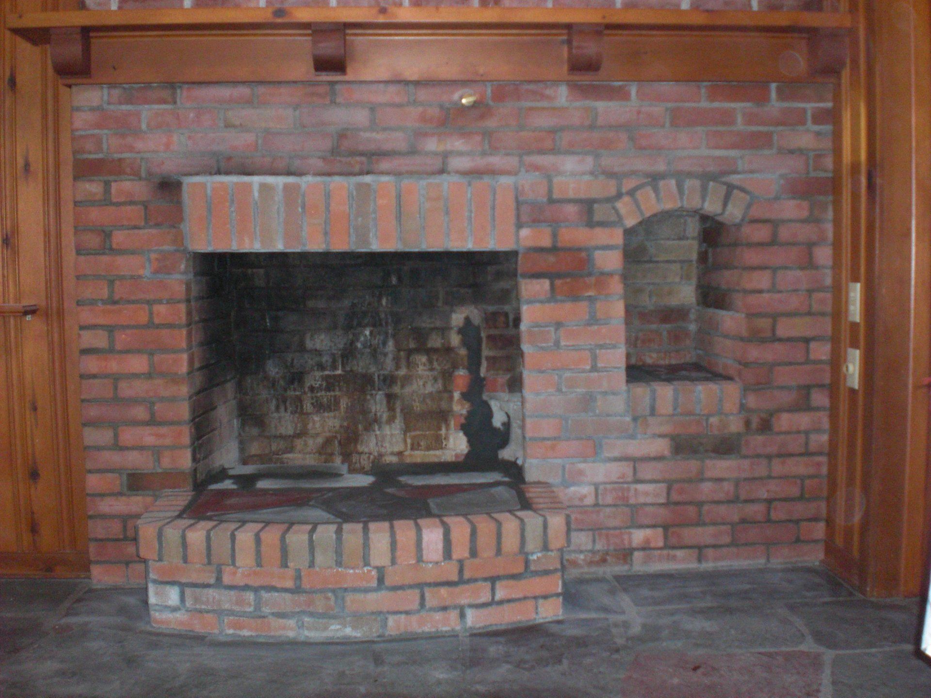 custom indoor fireplace
