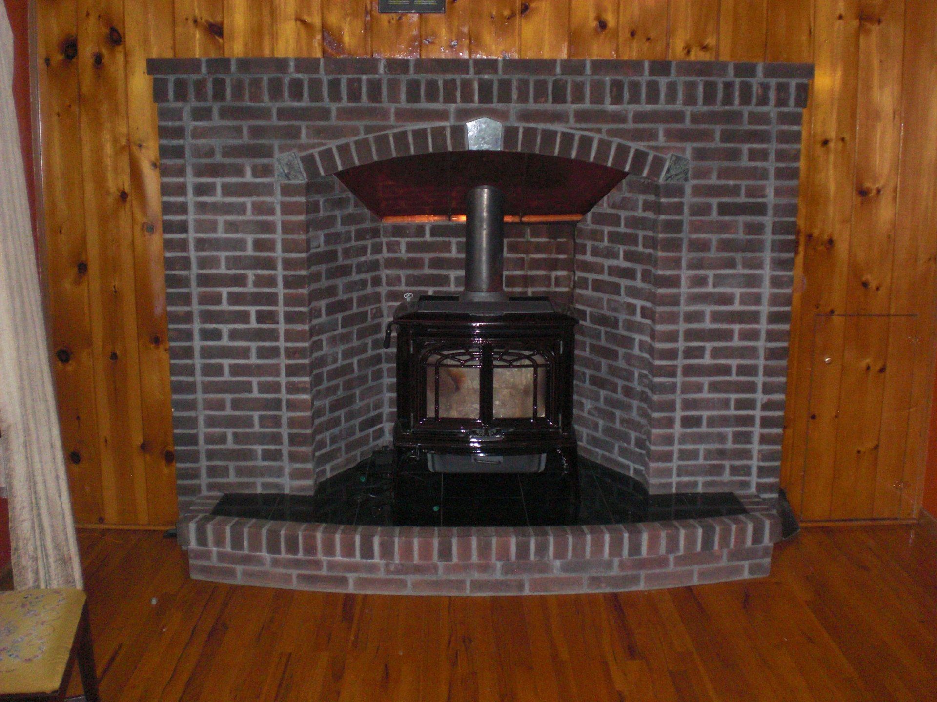 fireplace installation
