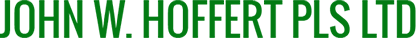 John W. Hoffert PLS LTD - Logo