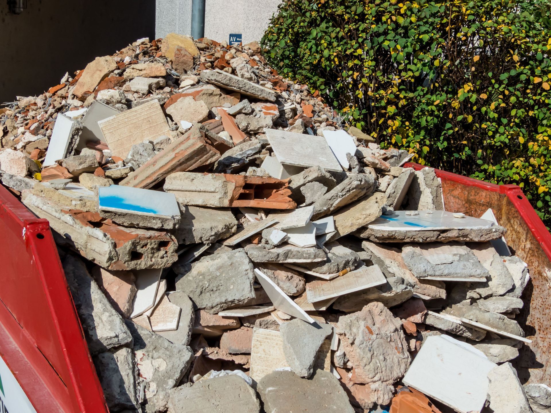 disposal of construction waste