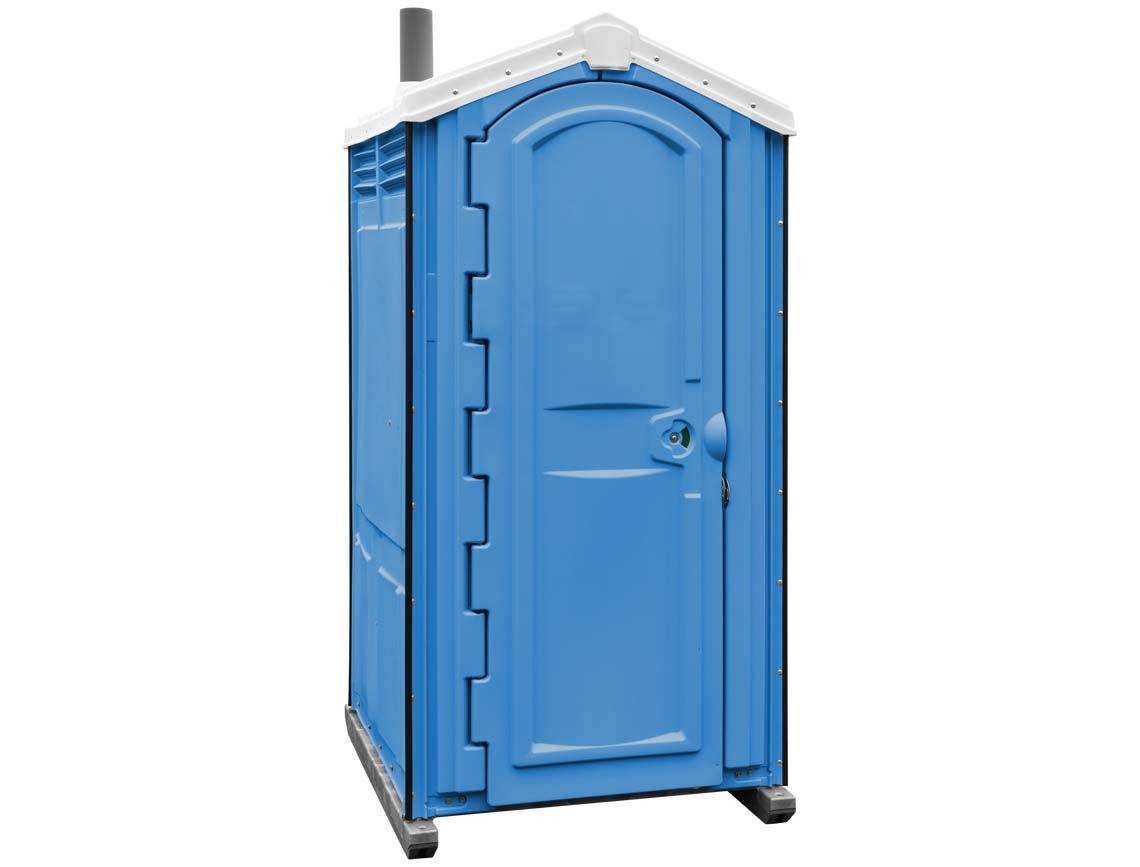 blue portable restroom