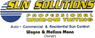 Sun Solutions Professional Window Tinting | Logo