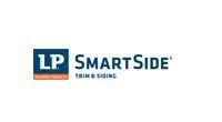 LP SmartSide logo: blue square with