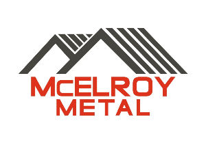 A logo for a company called mcelroy metal