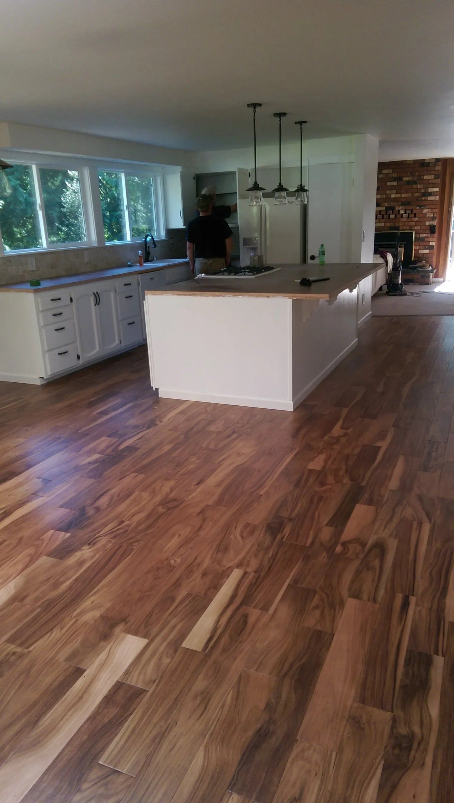 Kitchen floor remodel