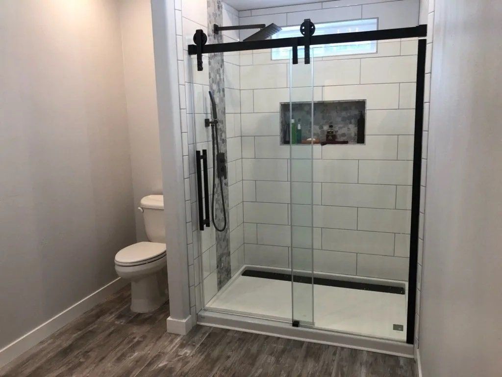 White Bathroom remodeling