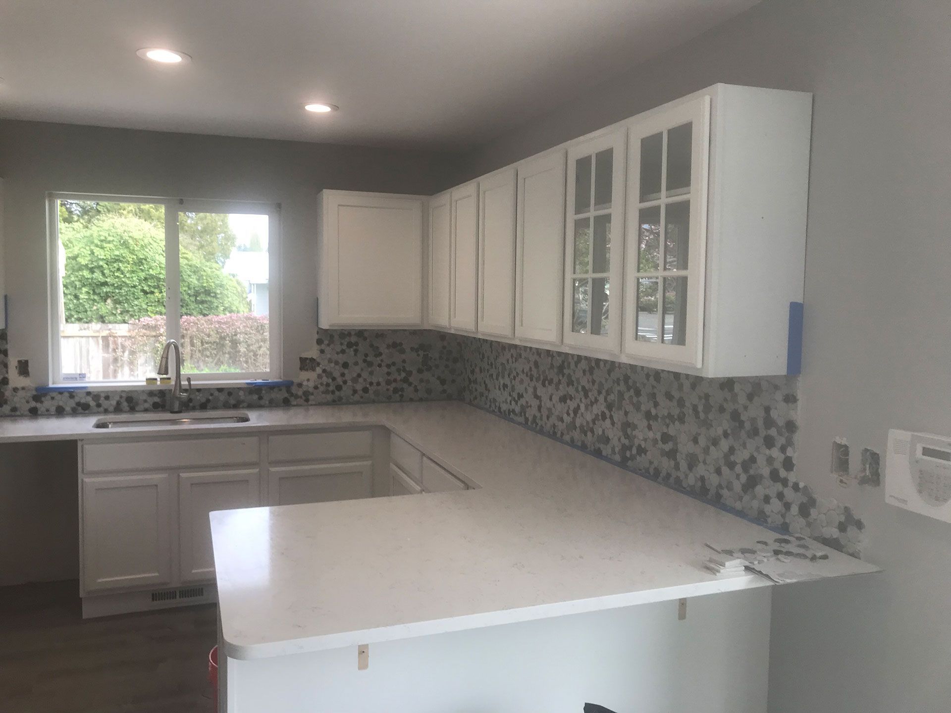 kitchen counters and cabinet remodel
