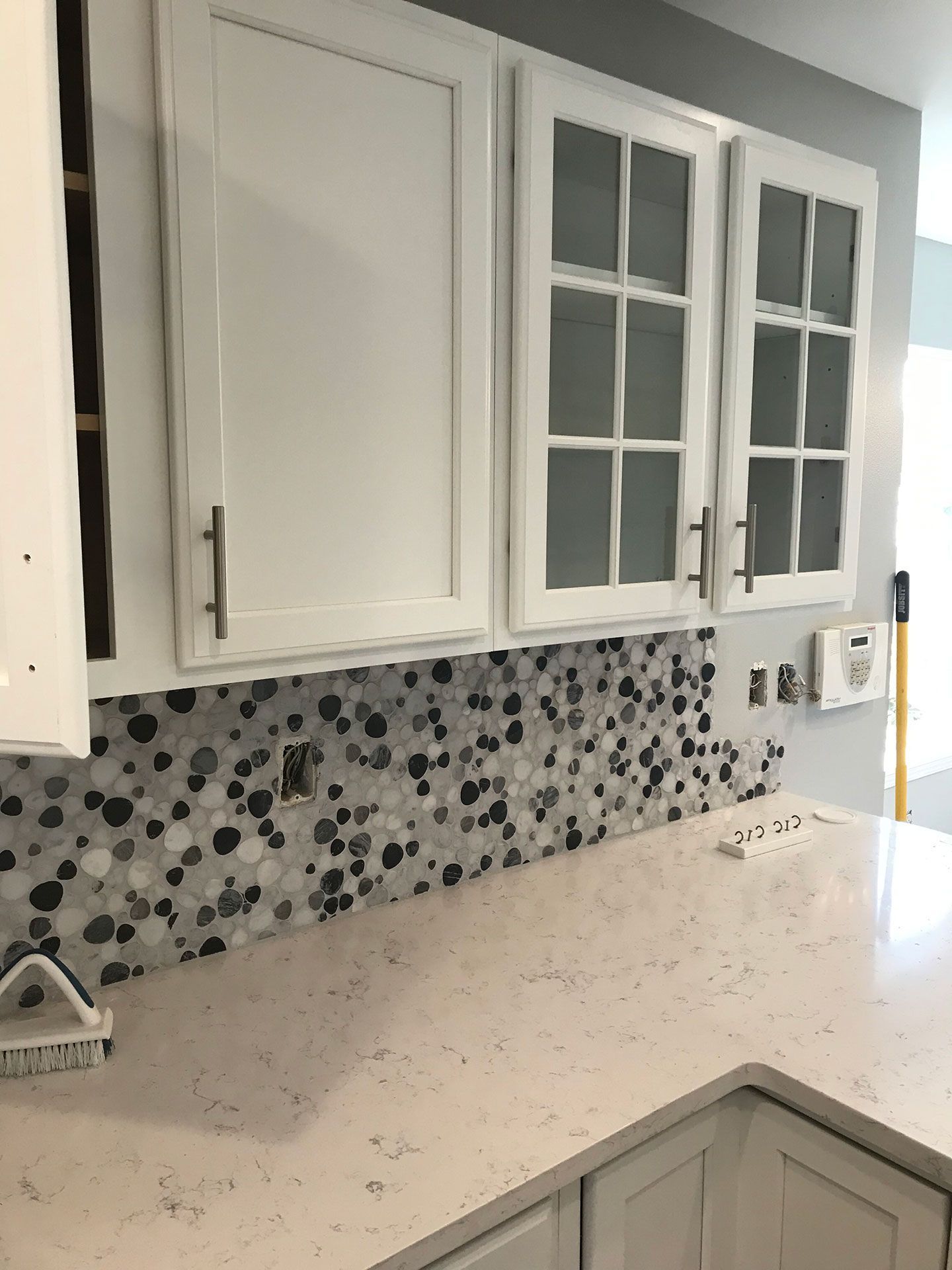 glass kitchen cabinets remodel