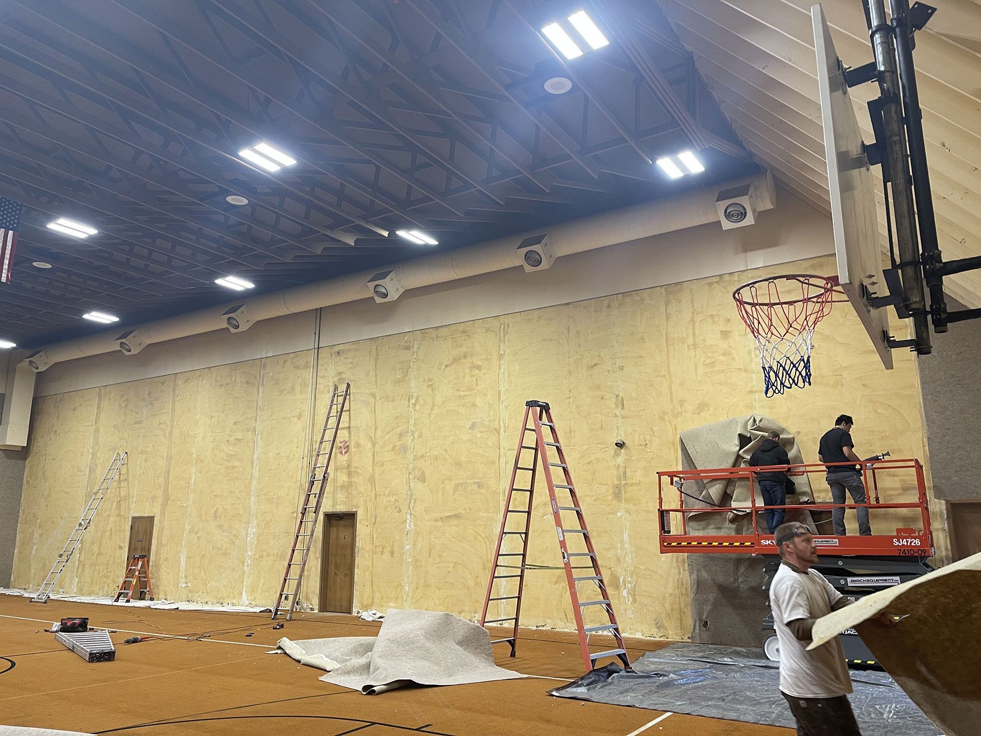 basketball court home addition