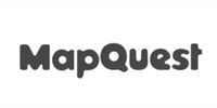 MapQuest logo in dark gray text.