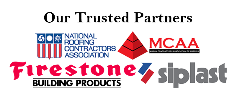 A sign that says ' our trusted partners ' on it