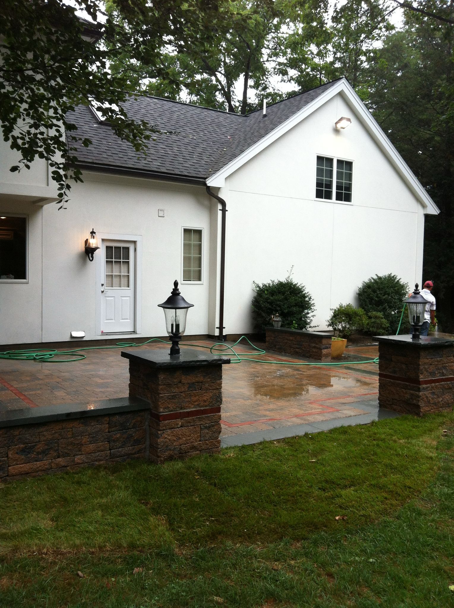 Home with a patio