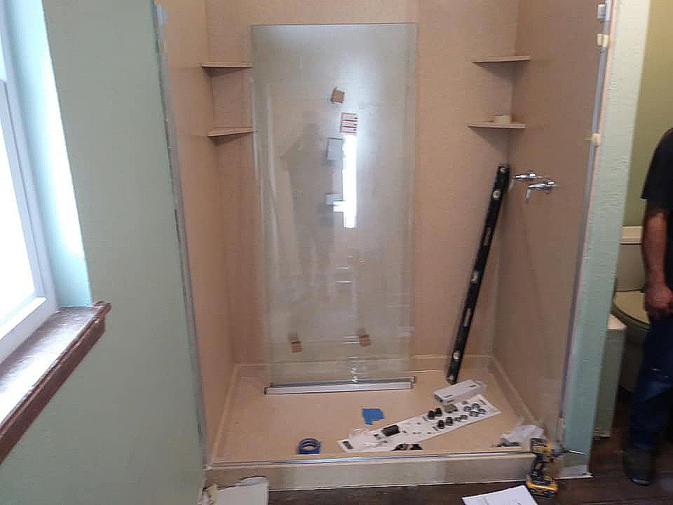 Bathroom shower renovation