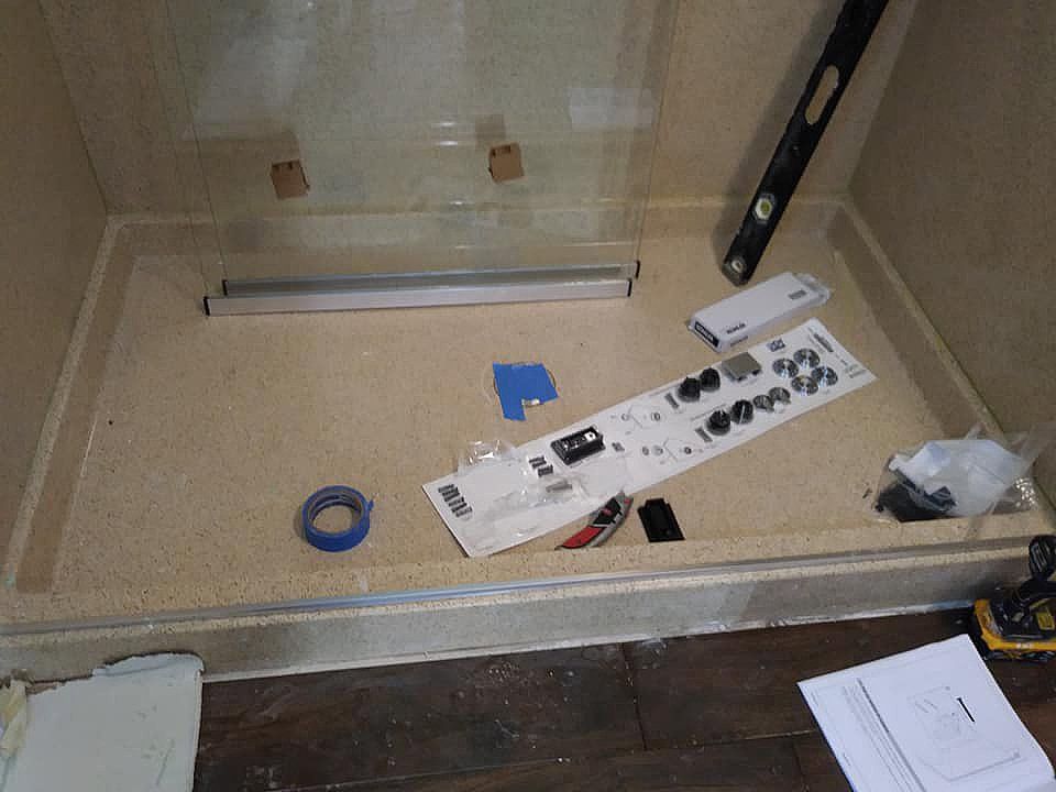 Bathroom shower renovation