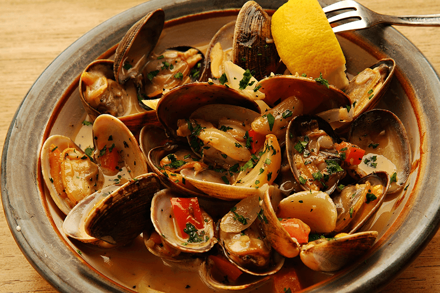 Clams antipasto