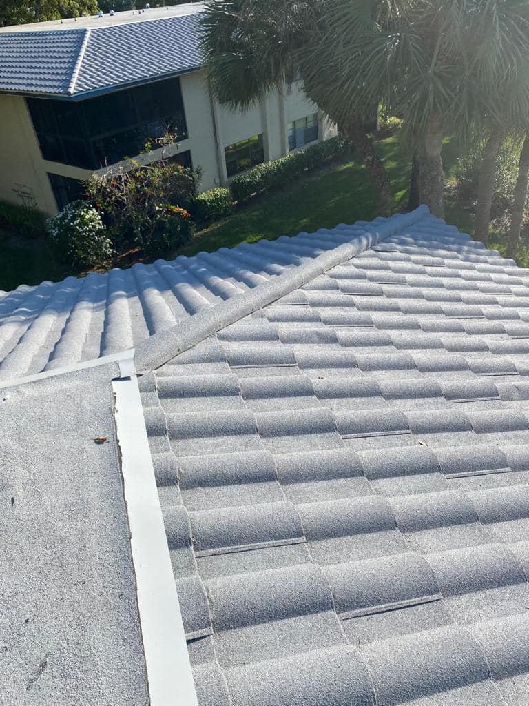 Tile roofing