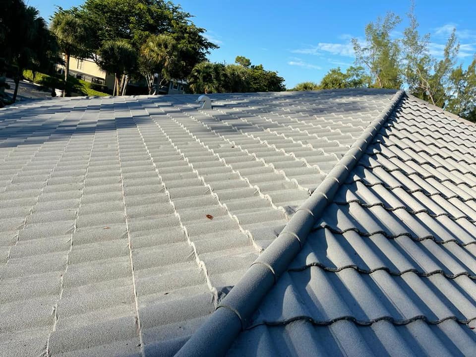 Tile roofing