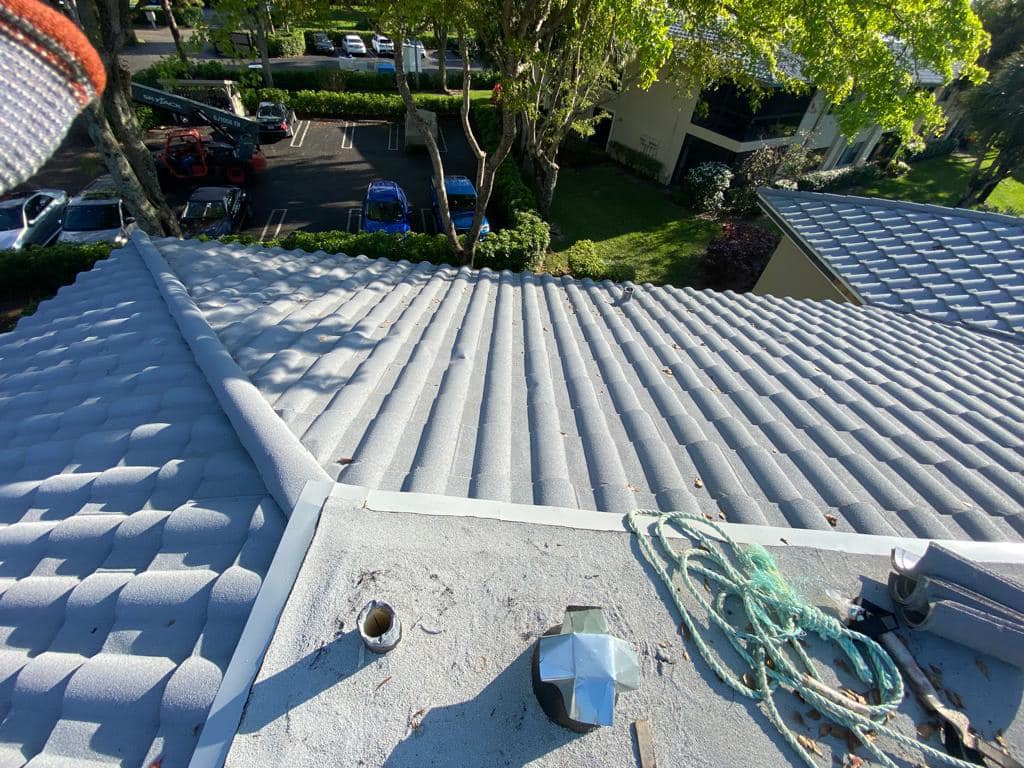 Tile roofing