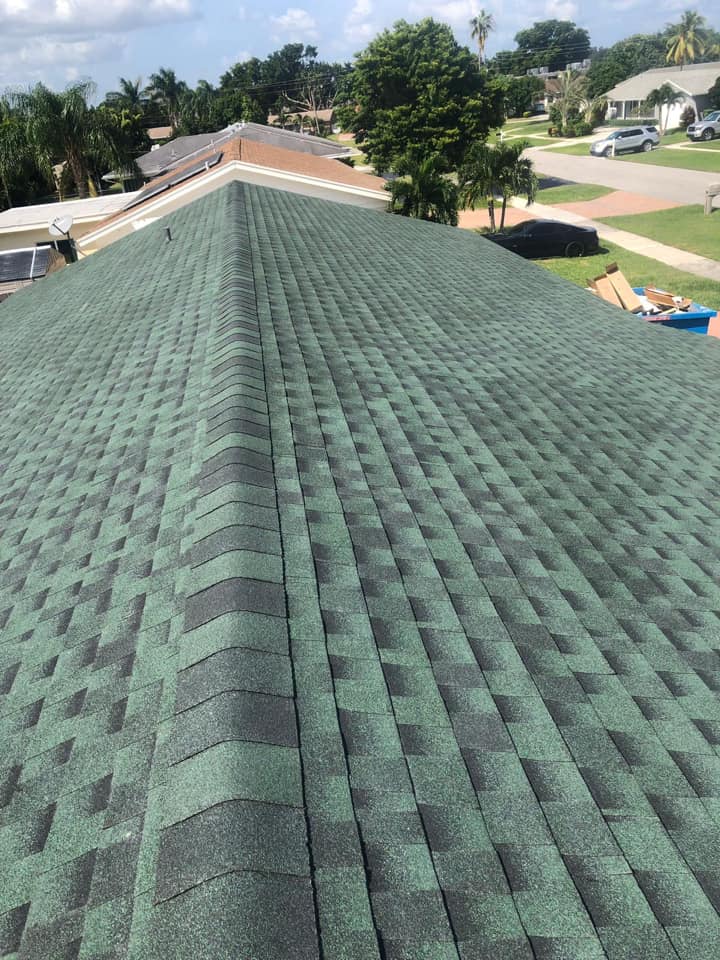 Asphalt roofing