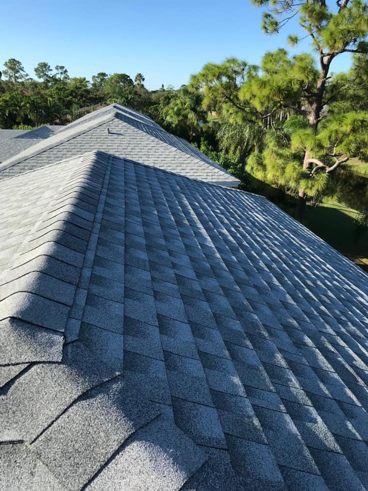 Asphalt roofing