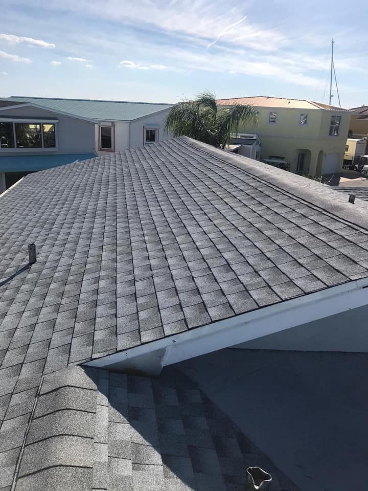 Asphalt roofing