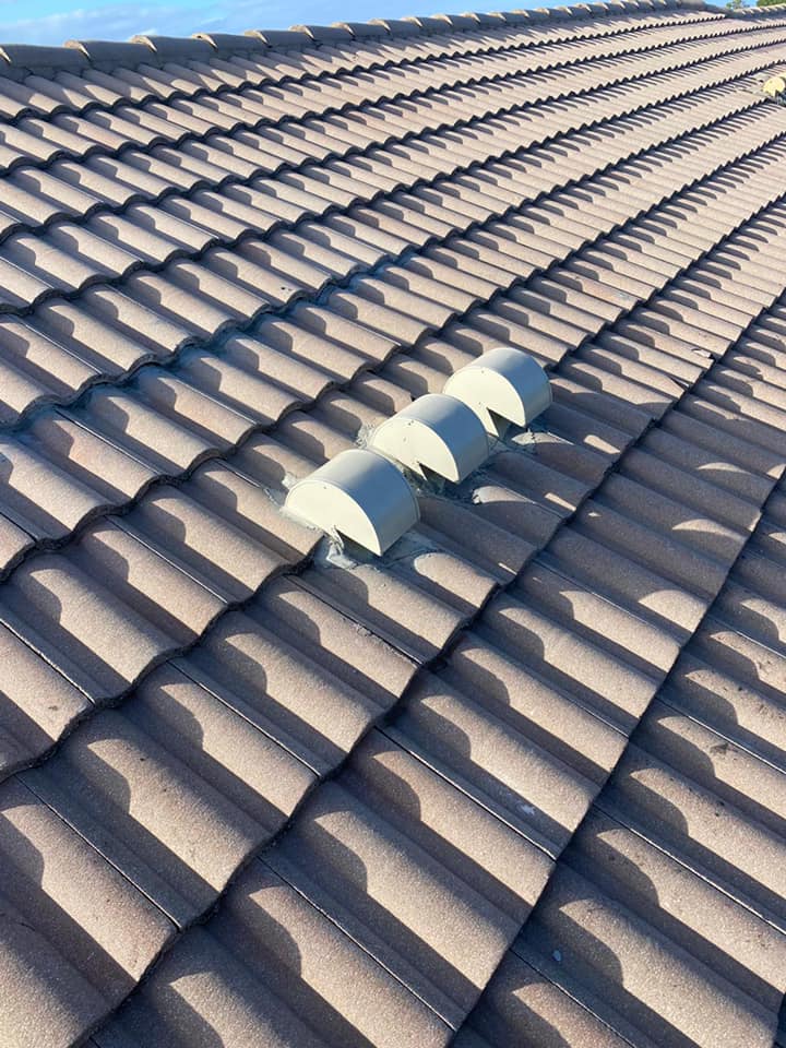 Tile roofing
