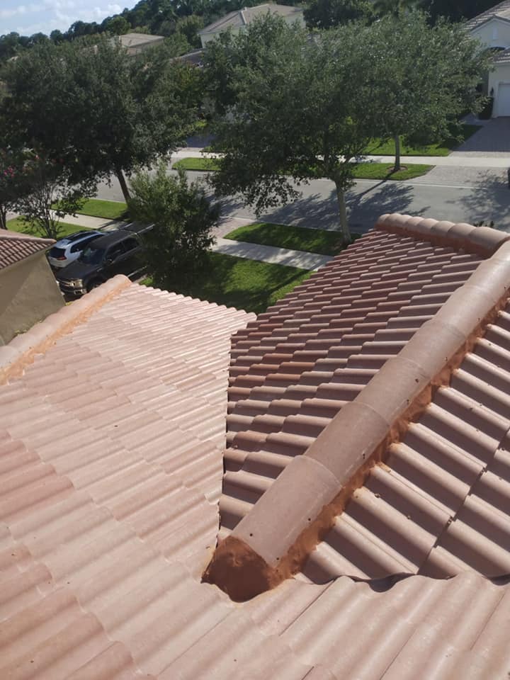 Tile roofing
