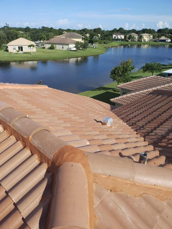 Tile roofing