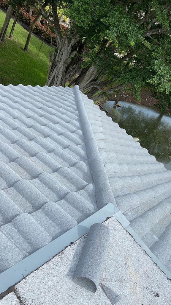 Tile roofing