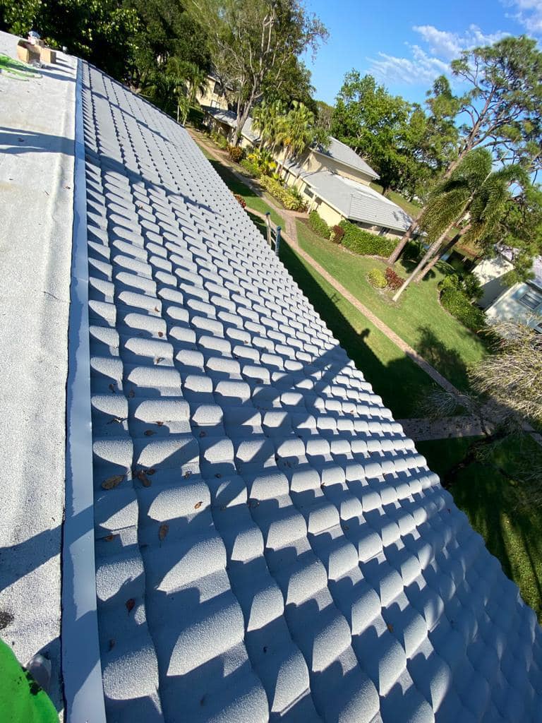 Tile roofing