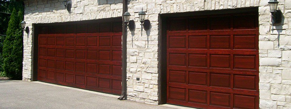Newly install garage door