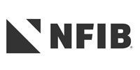 The logo for the National Federation of Independent Business (NFIB), featuring a stylized triangle icon next to the text.