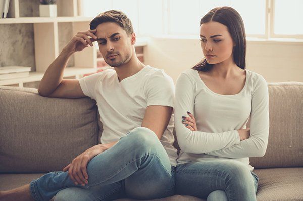 Couple getting an argument